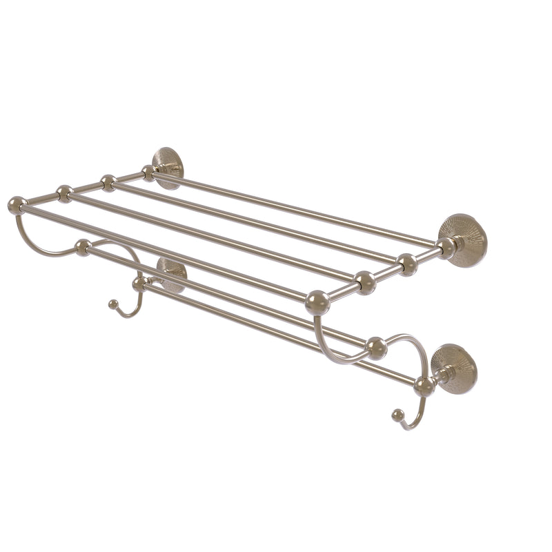 Allied Brass Prestige Monte Carlo Collection 24 Inch Train Rack Towel Shelf PMC-HTL-24-5-PEW