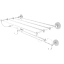 Allied Brass Prestige Monte Carlo Collection 24 Inch Train Rack Towel Shelf PMC-HTL-24-5-WHM