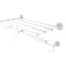 Allied Brass Prestige Monte Carlo Collection 24 Inch Train Rack Towel Shelf PMC-HTL-24-5-WHM