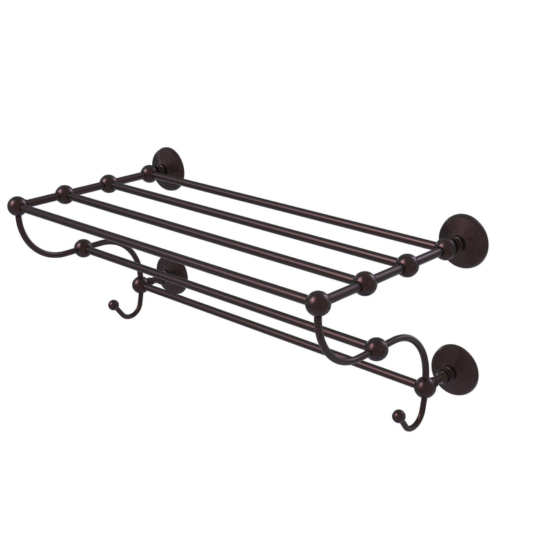 Allied Brass Prestige Monte Carlo Collection 36 Inch Train Rack Towel Shelf PMC-HTL-36-5-ABZ