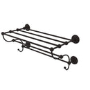 Allied Brass Prestige Monte Carlo Collection 36 Inch Train Rack Towel Shelf PMC-HTL-36-5-ORB