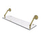 Allied Brass Prestige Que New Collection 30 Inch Floating Glass Shelf PQN-1-30-SBR