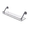 Allied Brass Prestige Que New 30 Inch Floating Glass Shelf with Gallery Rail PQN-1-30-GAL-GYM