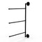 Allied Brass Prestige Que New Collection 3 Swing Arm Vertical 28 Inch Towel Bar PQN-27-3-16-28-BKM