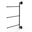 Allied Brass Prestige Que New Collection 3 Swing Arm Vertical 28 Inch Towel Bar PQN-27-3-16-28-ORB