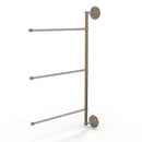 Allied Brass Prestige Que New Collection 3 Swing Arm Vertical 28 Inch Towel Bar PQN-27-3-16-28-PEW