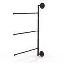 Allied Brass Prestige Que New Collection 3 Swing Arm Vertical 28 Inch Towel Bar PQN-27-3-16-28-VB