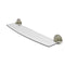 Allied Brass Prestige Que New Collection 24 Inch Glass Shelf PQN-33-24-PNI