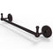 Allied Brass Prestige Que New Collection 18 Inch Towel Bar with Integrated Hooks PQN-41-18-PEG-ABZ