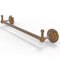 Allied Brass Prestige Que New Collection 36 Inch Towel Bar with Integrated Hooks PQN-41-36-PEG-BBR