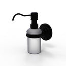 Allied Brass Prestige Que New Collection Wall Mounted Soap Dispenser PQN-60-BKM