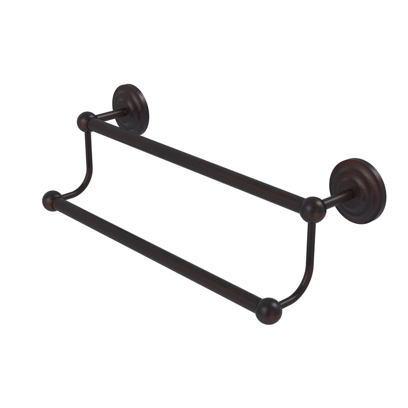 Allied Brass Prestige Que New Collection 36 Inch Double Towel Bar PQN-72-36-VB