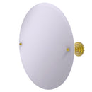 Allied Brass Frameless Round Tilt Mirror with Beveled Edge PQN-90-PB