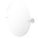 Allied Brass Frameless Round Tilt Mirror with Beveled Edge PQN-90-WHM