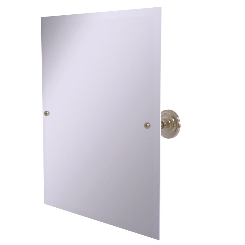 Allied Brass Frameless Rectangular Tilt Mirror with Beveled Edge PQN-92-PEW