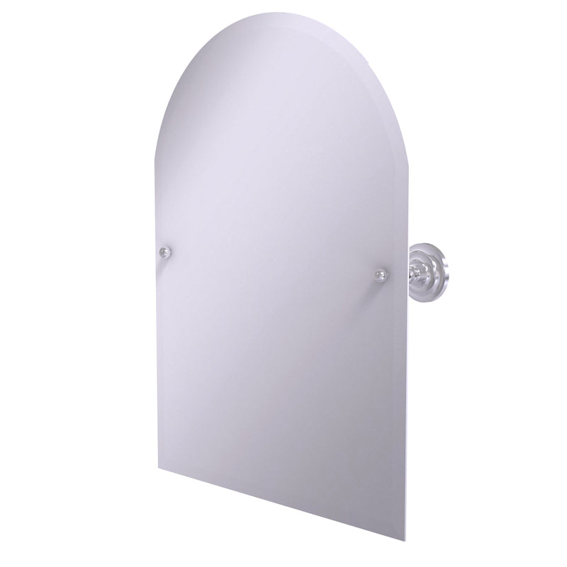 Allied Brass Frameless Arched Top Tilt Mirror with Beveled Edge PQN-94-SCH