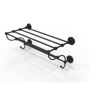 Allied Brass Prestige Que New Collection 24 Inch Train Rack Towel Shelf PQN-HTL-24-5-ABZ