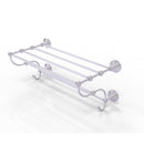 Allied Brass Prestige Que New Collection 24 Inch Train Rack Towel Shelf PQN-HTL-24-5-SCH