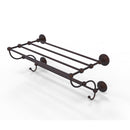 Allied Brass Prestige Que New Collection 24 Inch Train Rack Towel Shelf PQN-HTL-24-5-VB