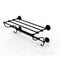 Allied Brass Prestige Que New Collection 36 Inch Train Rack Towel Shelf PQN-HTL-36-5-BKM