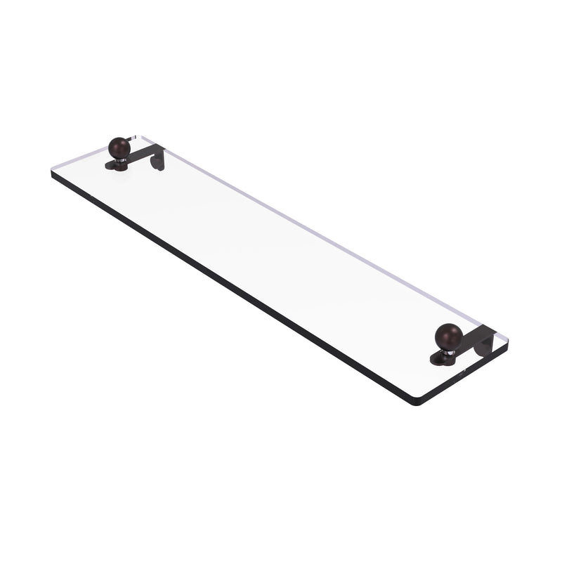 Allied Brass 16 Inch Glass Vanity Shelf with Beveled Edges PR-1-16-ABZ