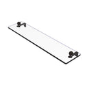 Allied Brass 16 Inch Glass Vanity Shelf with Beveled Edges PR-1-16-ORB