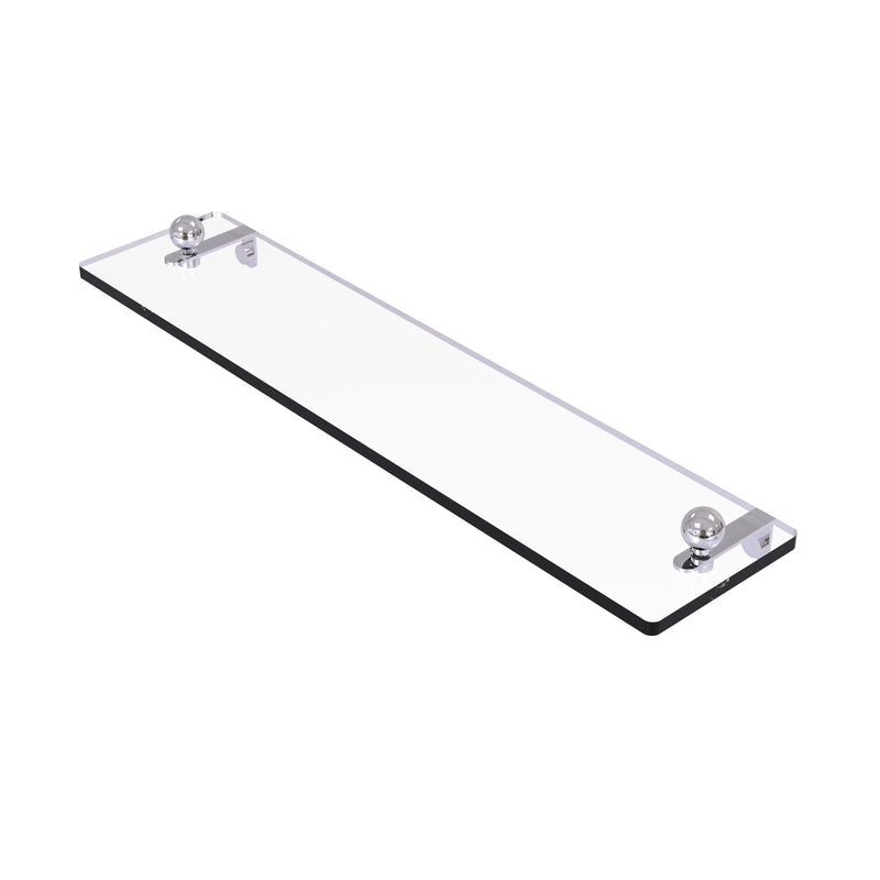 Allied Brass 16 Inch Glass Vanity Shelf with Beveled Edges PR-1-16-PC