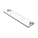 Allied Brass 16 Inch Glass Vanity Shelf with Beveled Edges PR-1-16-PEW