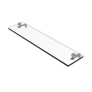 Allied Brass 16 Inch Glass Vanity Shelf with Beveled Edges PR-1-16-PNI