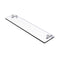 Allied Brass 16 Inch Glass Vanity Shelf with Beveled Edges PR-1-16-SCH