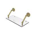 Allied Brass Prestige Regal Collection 18 Inch Floating Glass Shelf PR-1-18-SBR