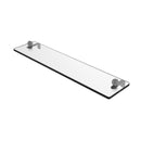 Allied Brass 22 Inch Glass Vanity Shelf with Beveled Edges PR-1-22-GYM