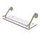 Allied Brass Prestige Regal 24 Inch Floating Glass Shelf with Gallery Rail PR-1-24-GAL-PNI