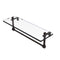 Allied Brass 16 Inch Glass Vanity Shelf with Integrated Towel Bar PR-1-16TB-ORB