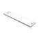 Allied Brass 22 Inch Glass Vanity Shelf with Integrated Towel Bar PR-1-22TB-WHM