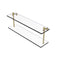 Allied Brass 22 Inch Two Tiered Glass Shelf PR-2-22-SBR