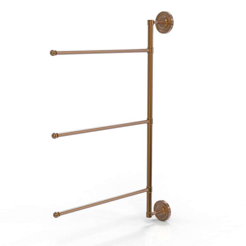 Allied Brass Prestige Regal Collection 3 Swing Arm Vertical 28 Inch Towel Bar PR-27-3-16-28-BBR