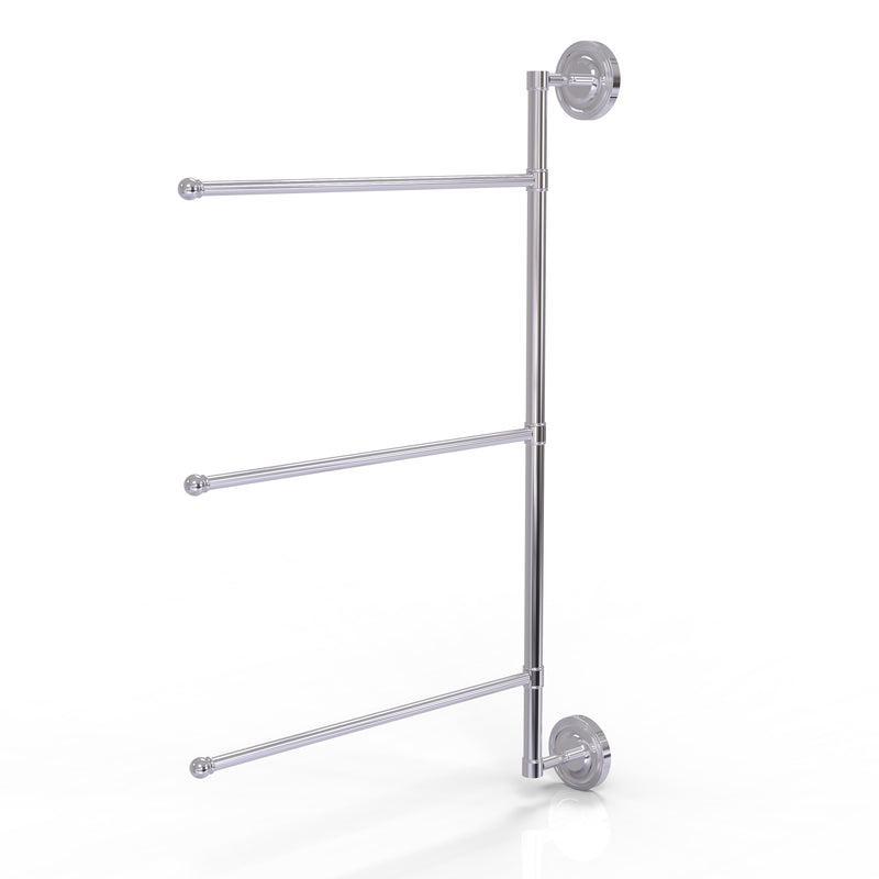 Allied Brass Prestige Regal Collection 3 Swing Arm Vertical 28 Inch Towel Bar PR-27-3-16-28-PC