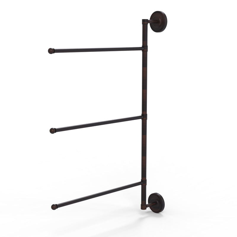 Allied Brass Prestige Regal Collection 3 Swing Arm Vertical 28 Inch Towel Bar PR-27-3-16-28-VB