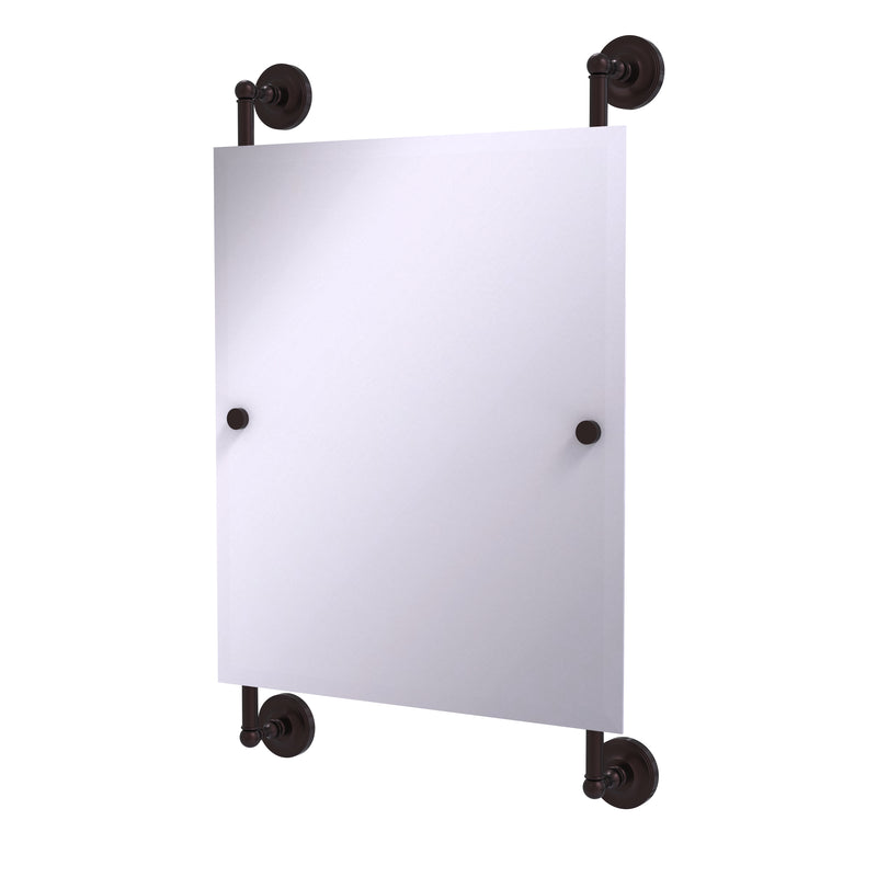 Allied Brass Prestige Regal Collection Rectangular Frameless Rail Mounted Mirror PR-27-92-ABZ