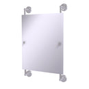 Allied Brass Prestige Regal Collection Rectangular Frameless Rail Mounted Mirror PR-27-92-SCH