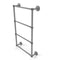 Allied Brass Prestige Regal Collection 4 Tier 24 Inch Ladder Towel Bar with Dotted Detail PR-28D-24-GYM