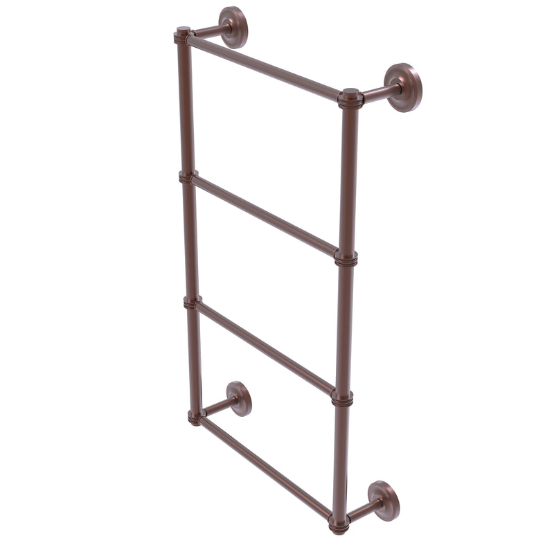 Allied Brass Prestige Regal Collection 4 Tier 36 Inch Ladder Towel Bar with Dotted Detail PR-28D-36-CA