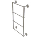 Allied Brass Prestige Regal Collection 4 Tier 36 Inch Ladder Towel Bar with Groovy Detail PR-28G-36-SN