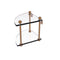 Allied Brass Two Tier Corner Glass Shelf PR-3-BBR