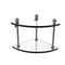 Allied Brass Two Tier Corner Glass Shelf PR-3-GYM