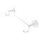 Allied Brass Prestige Regal Collection 18 Inch Towel Bar with Integrated Hooks PR-41-18-HK-WHM