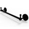 Allied Brass Prestige Regal Collection 24 Inch Towel Bar with Integrated Hooks PR-41-24-PEG-BKM