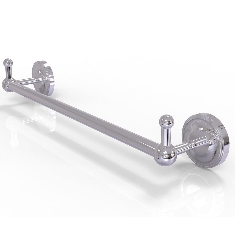 Allied Brass Prestige Regal Collection 36 Inch Towel Bar with Integrated Hooks PR-41-36-PEG-PC