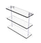 Allied Brass 16 Inch Triple Tiered Glass Shelf PR-5-16-PC